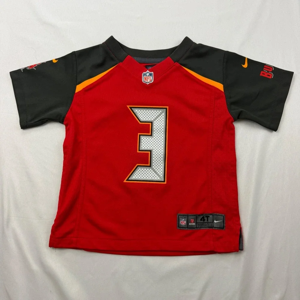 Nike Football Jersey Kids 4T Red Jameis Winston Tampa Bay Buccaneers #3